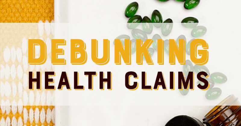 Debunking bogus health claims