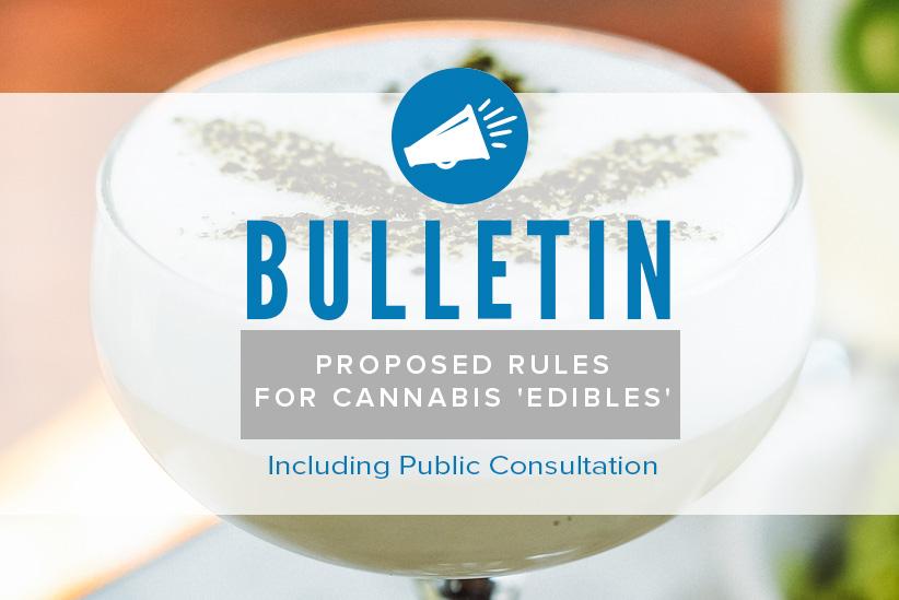 BULLETIN: Proposed Regulations on Cannabis Edibles