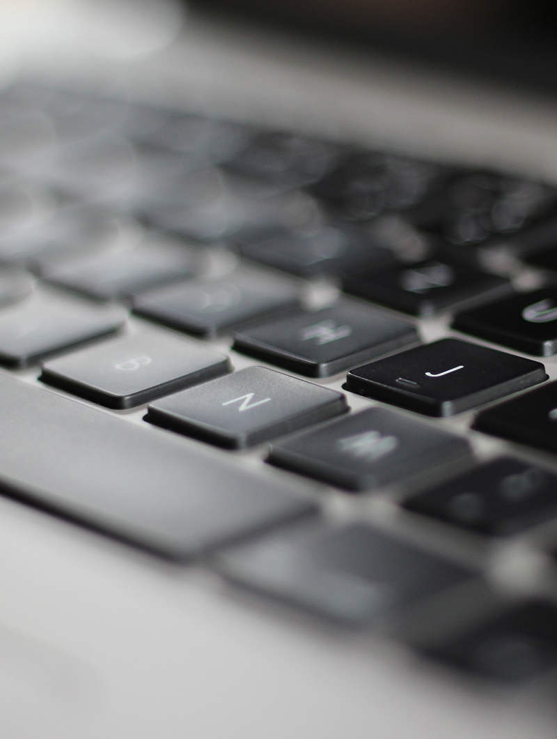 Close up of keyboard