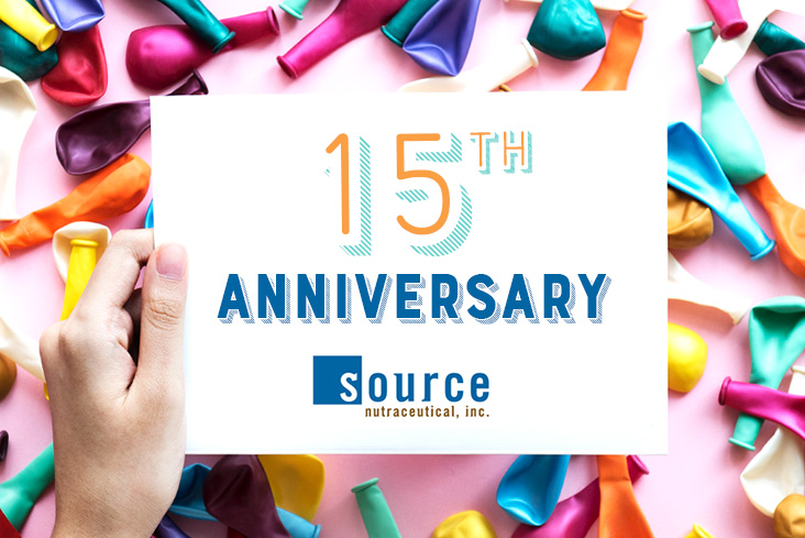 Source Nutraceutical, Inc. Turns Fifteen!