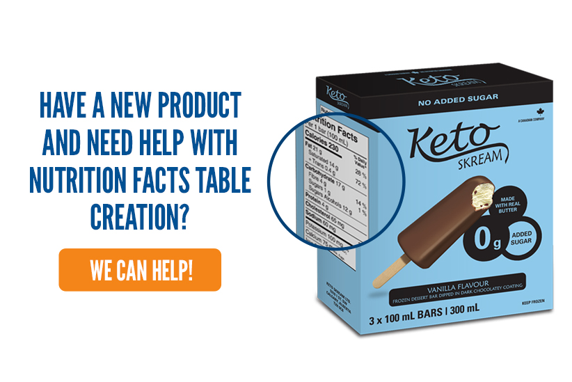 Clearing the Table: Nutrition Facts Tables