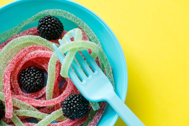 Gummies in Bowl