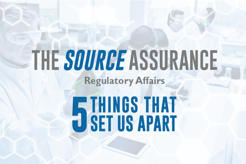 The Source Assurance – Regulatory Affairs