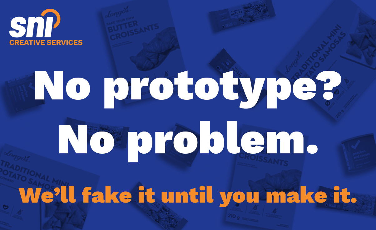 SNI Creative Services: No prototype? No problem. We'll fake it until you make it.