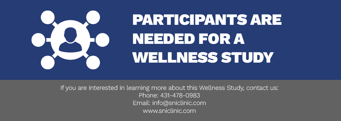 IN CASE YOU MISSED IT: Participants are needed for a wellness study. Click here!