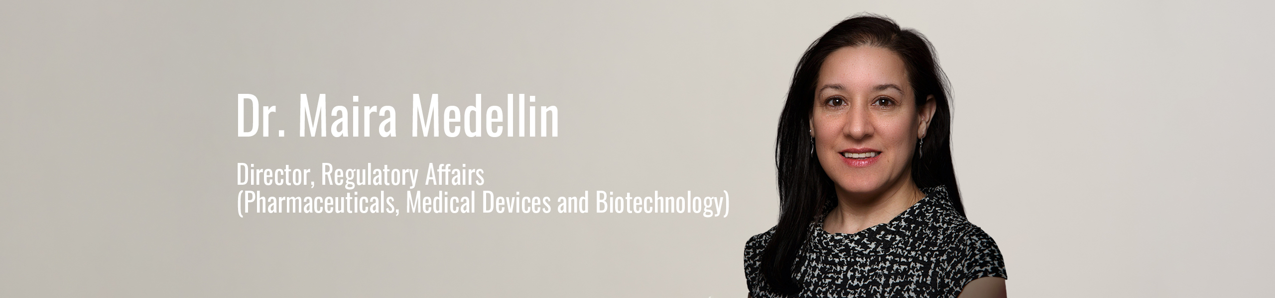 Photograph of Dr. Maira Medellin