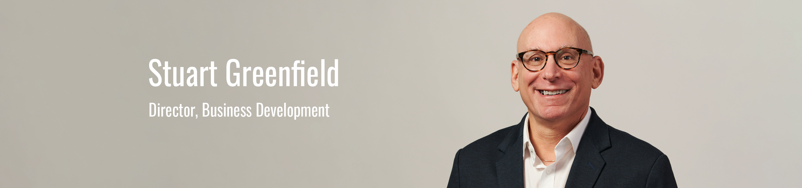 Photograph of Stuart Greenfield - Director, Business Development