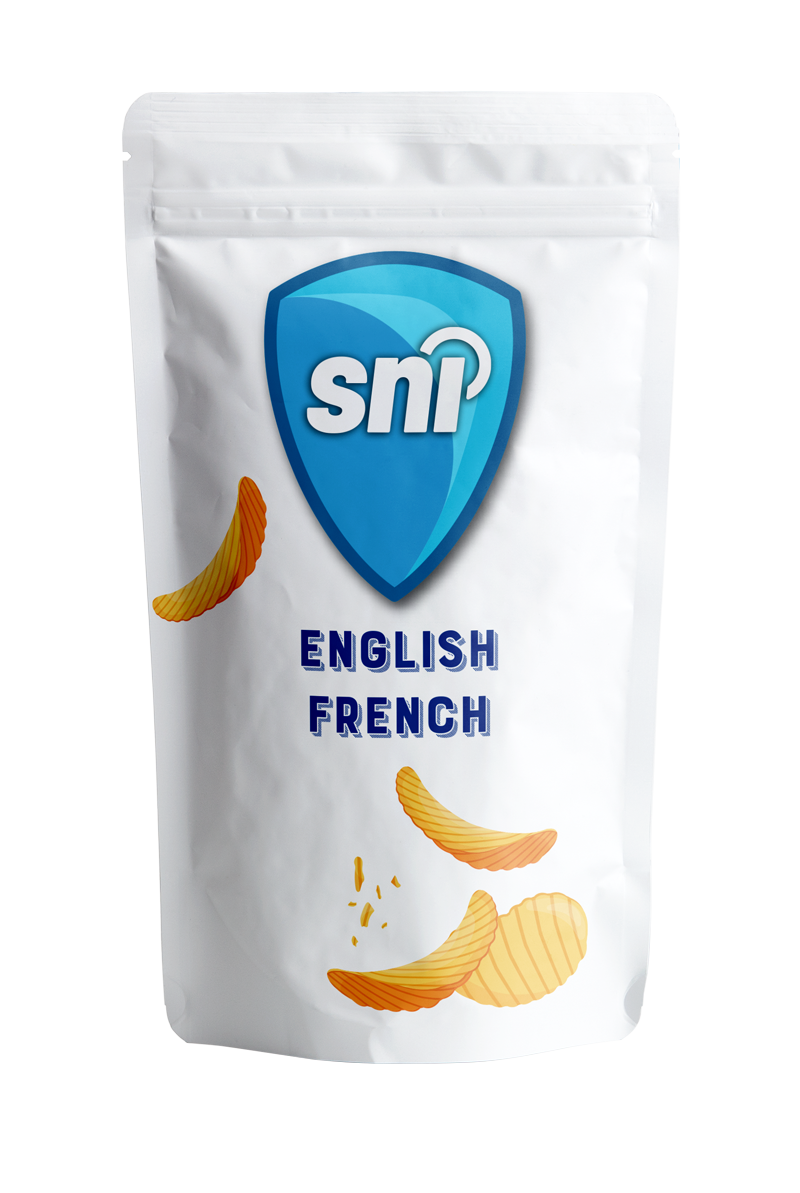 BILINGUAL SNACK BAG EXAMPLE