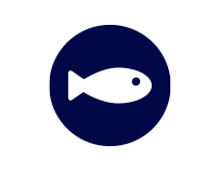 fish icon in a circle