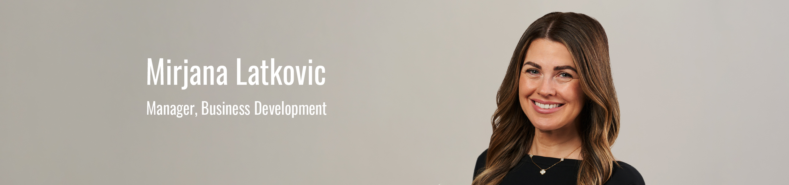 Photograph of Mirjana Latkovic - Manger, Business Development