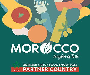 Image of some food illustrations and Morocco, Kingdom of Taste: Summer Fact Food Show 2023 Partner Country