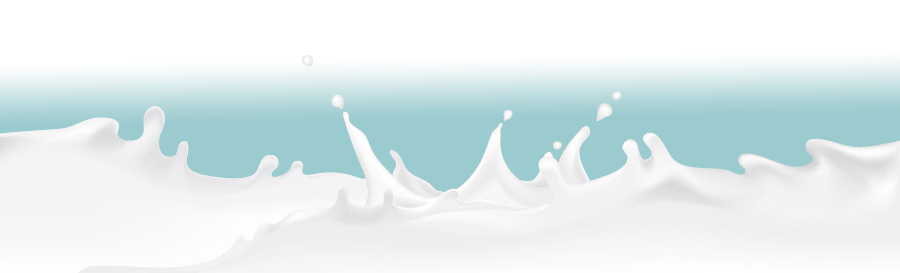 horizontal image of a milk splash