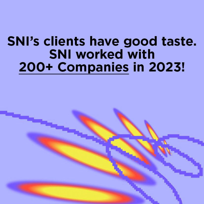 SNI's clients have good taste. SNI worked with 200+ Companies in 2023!