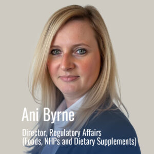 Ani Byrne, Regulatory Affairs Director