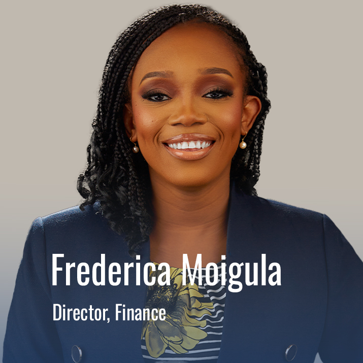 Photograph of Frederica Moigula, Director of Finance