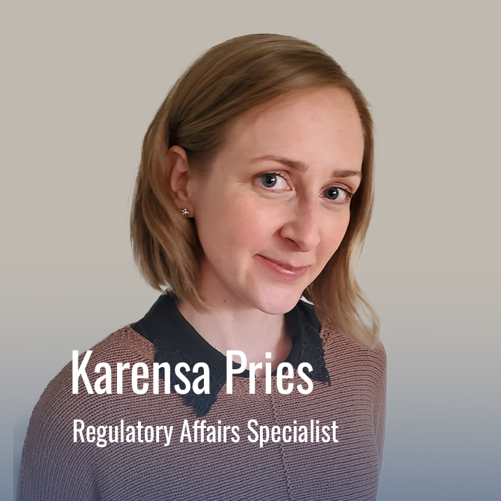 Photograph of Karen's Pries - Regulatory Affairs Specialist