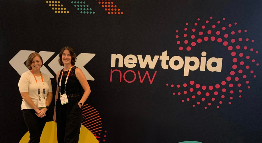 Erin and Leanne at Newtopia Now