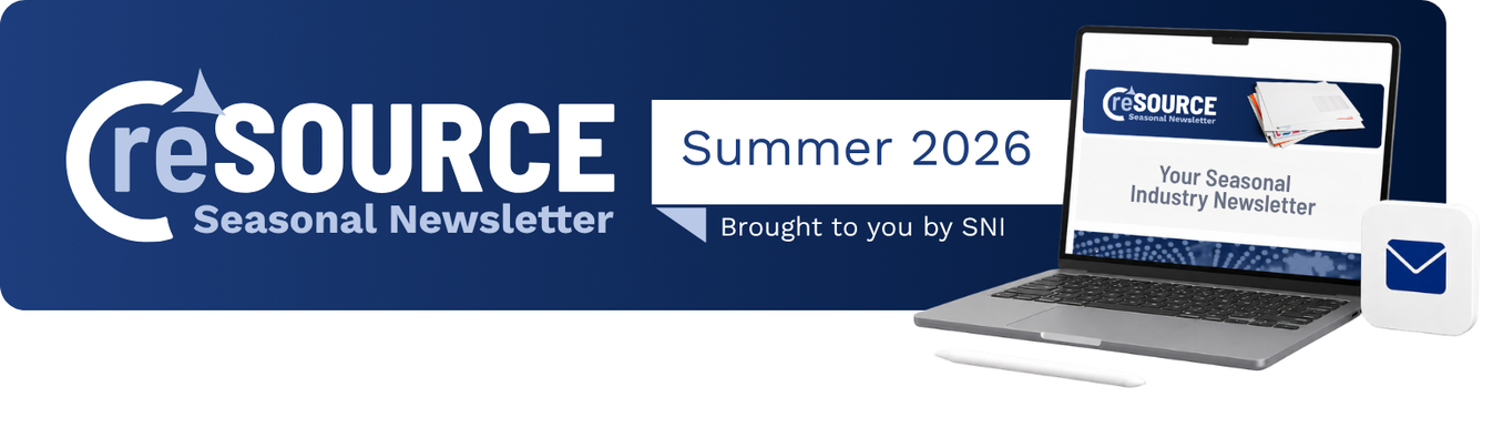 reSOURCE Seasonal Newsletter title: Spring 2026 - Brought to you by SNI